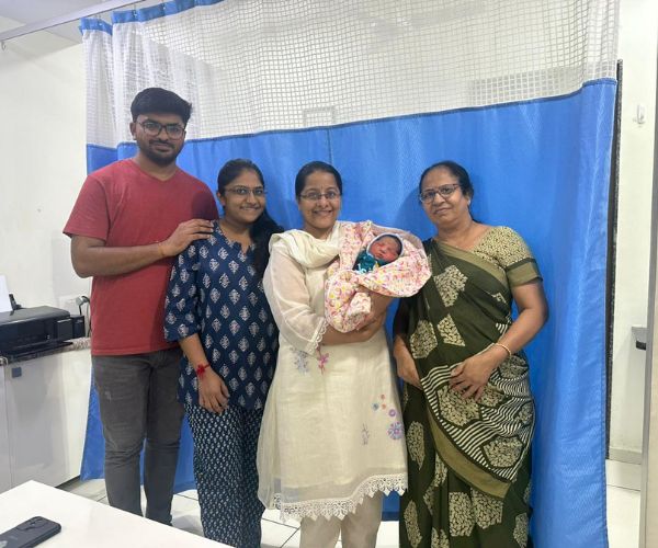 Dr. Aastha Gandhi- with baby