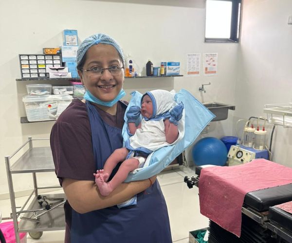 Dr. Aastha With Patient